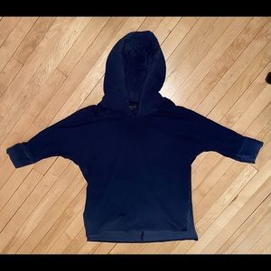 AEO Soft Tunic Hoodie Blue Size Medium